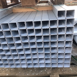 60x60x3 mm. stolpe til nedstøbning, længde: 2 m.